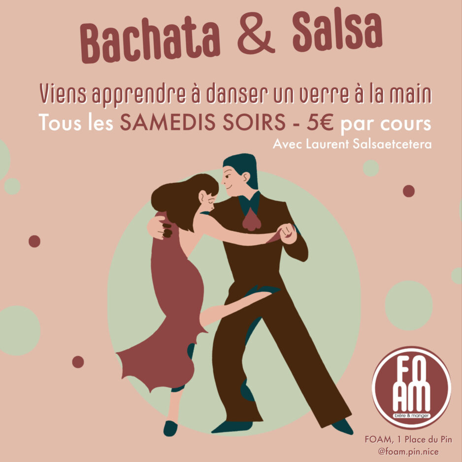 Our events in our Foam bars Port de Nice & Place du Pin.